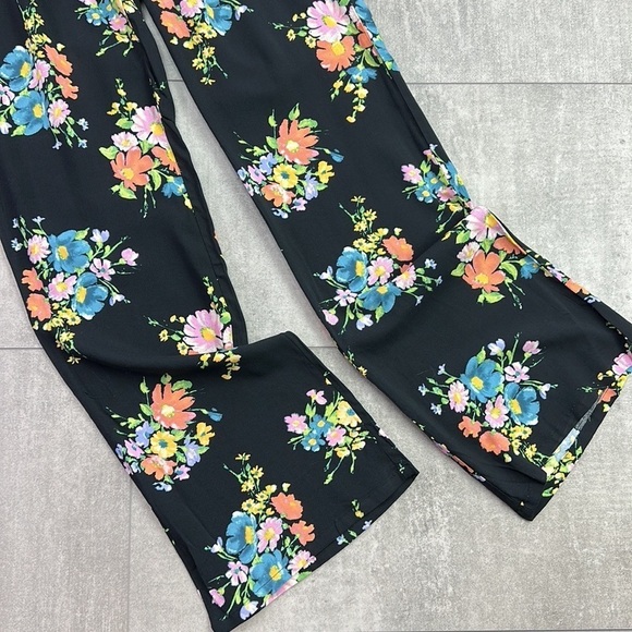 🔆O’Neill🔆 JOHNNY CORALINA WIDE LEG BEACH PANTS FLORAL elastic waist - Picture 10 of 16